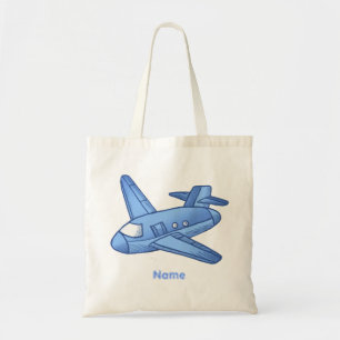 Bolsa Tote Saco de Toque Azul Claro do Avião