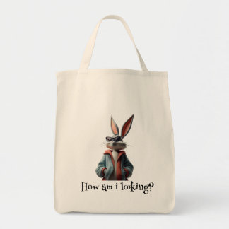 Bolsa Tote Saco de Toque de Canvas Coelhinha Bonita