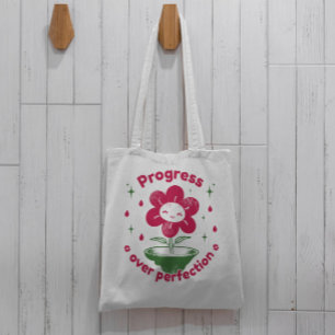 Bolsa Tote Saco de Toque de Flor Feliz