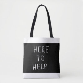 Bolsa Tote Saco de Toque de Frase Inspiracional