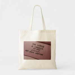 Bolsa Tote Saco de Toque de Frase Inspiracional