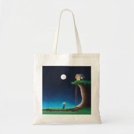 Bolsa Tote Saco de Toque de Lua Noite