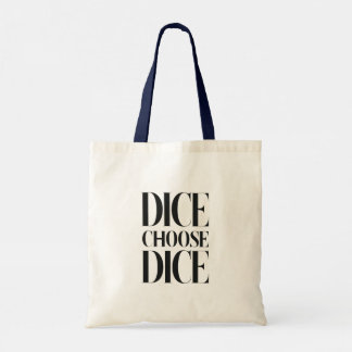 Bolsa Tote Saco de Toque de na moda Dice, Saco de Arroz
