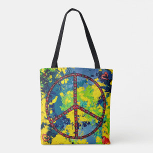 Bolsa Tote Saco de Toque de Paz