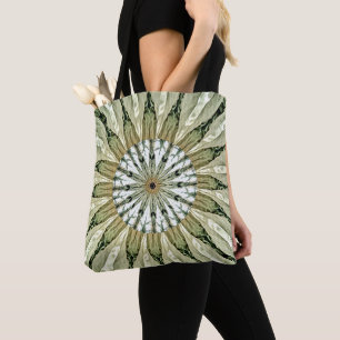 Bolsa Tote Saco de Toque de Pena de cinza