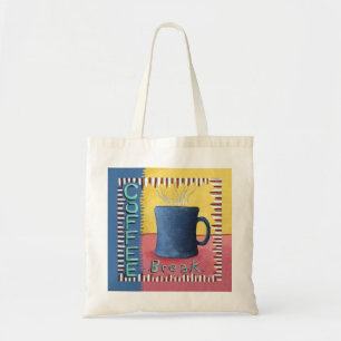 Bolsa Tote Saco de Toque de Quebra de Café