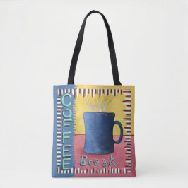 Bolsa Tote Saco de Toque de Quebra de Café