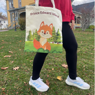 Bolsa Tote Saco de Toque de Raposa Vermelha