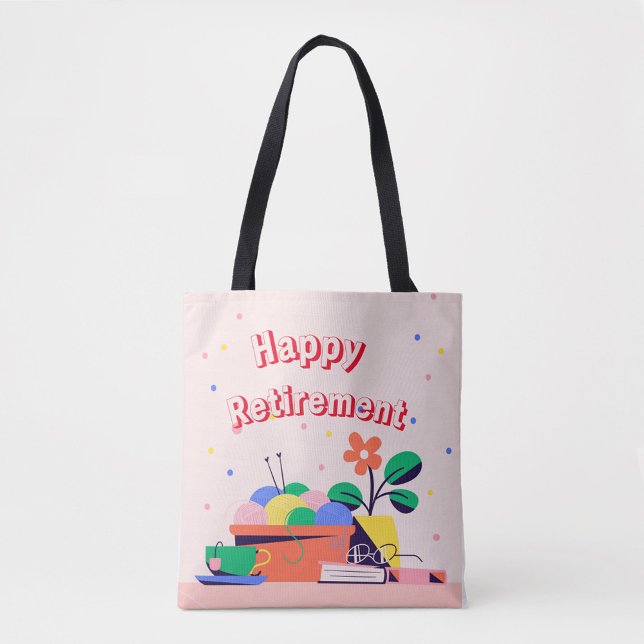 Bolsa Tote Saco de Toque de Reforma Feliz (Happy Retirement Tote Bag)