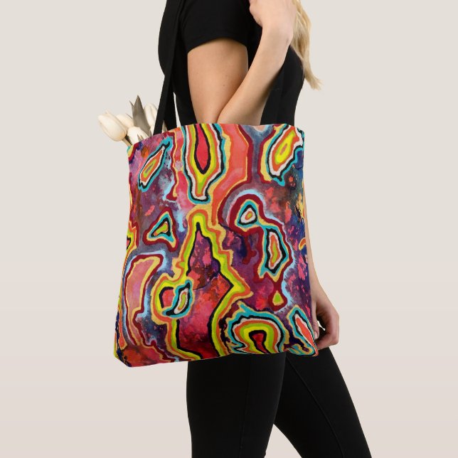 Bolsa Tote Saco de Toque de Ripple (Close Up)