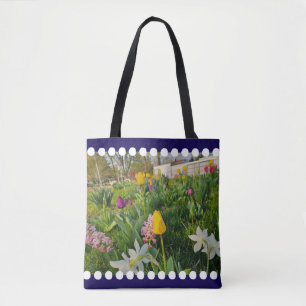 Bolsa Tote Saco de Toque do Ombro Floral