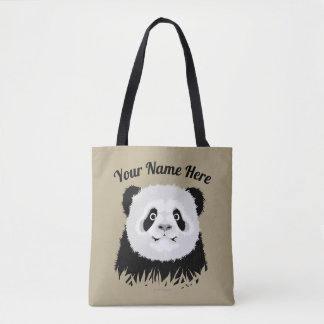 Bolsa Tote Saco de Toque do Urso Panda