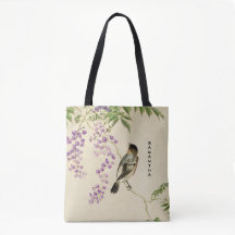 Saco de Toque Lilac Sparrow Monogramas japonês