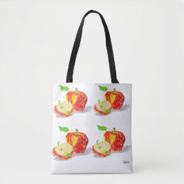Bolsa Tote Saco de Toque / Maçãs