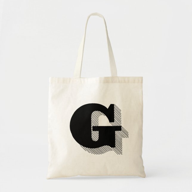 Bolsa Tote Saco de Toque Monograma "G" (Frente)