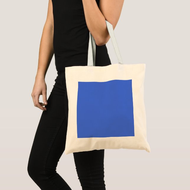 Bolsa Tote Saco de Toque Personalizado Real Azul (Frente (produto))
