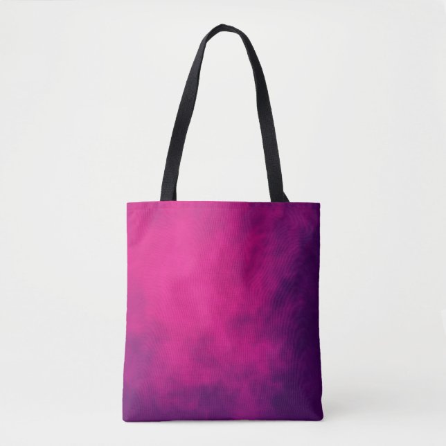 Bolsa Tote Saco de Toque Rosa Neon Personalizado (Frente)
