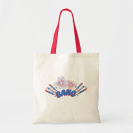 Bolsa Tote Saco de toques BANG/Dia da Independência/4 de julh