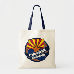 Bolsa Tote Saco de toques da bandeira da Arizona Phoenix