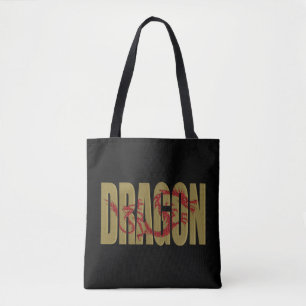 Bolsa Tote saco de toques de dragão