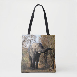 Bolsa Tote Saco de toques de elefantes - diferentes visões fr