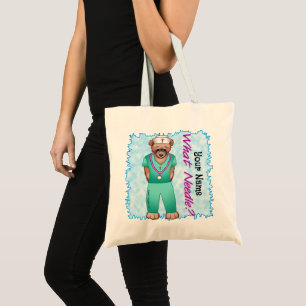 Bolsa Tote Saco de toques de enfermeiro personalizado