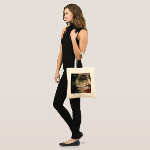 Bolsa Tote Saco de toques de exposição dupla