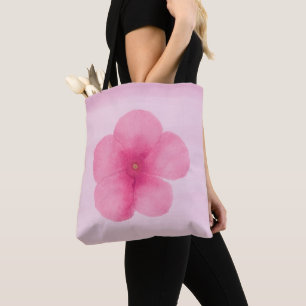 Bolsa Tote Saco de Toques de Macro Rosa Cerise