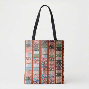 Bolsa Tote Saco de Toques do Bloco de Cor do Pastel Moderno