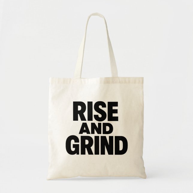 Bolsa Tote Saco de Toques Motivacionais de Elevada e de Gelad (Frente)