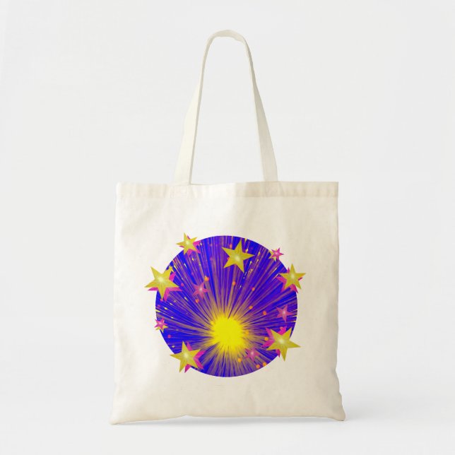 Bolsa Tote Saco de toques redondos (Frente)