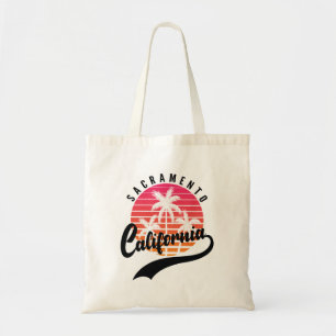 Bolsa Tote Saco de Toques Sunset do Sacramento Retro