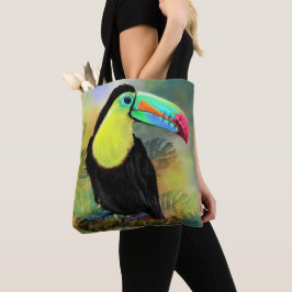 Bolsa Tote Saco de Toques Toco Tropical