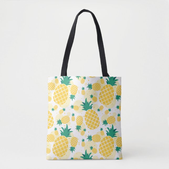 Bolsa Tote Saco de Tota All-Over-Impressão Pineapple (Frente)