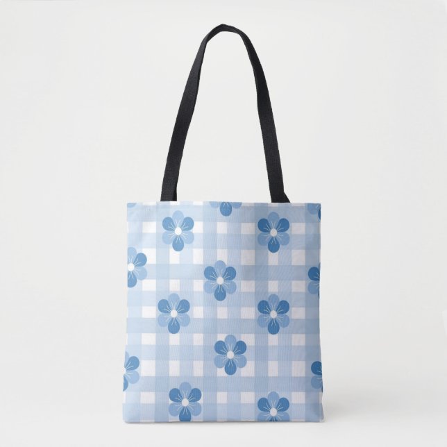 Bolsa Tote Saco de Tota Azul Céu (Frente)