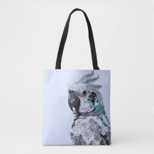 Bolsa Tote Saco de Tota Azul Cockatoo