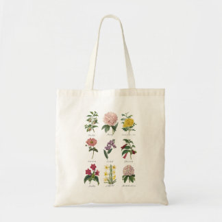Bolsa Tote Saco de Tota Botânica Vintage