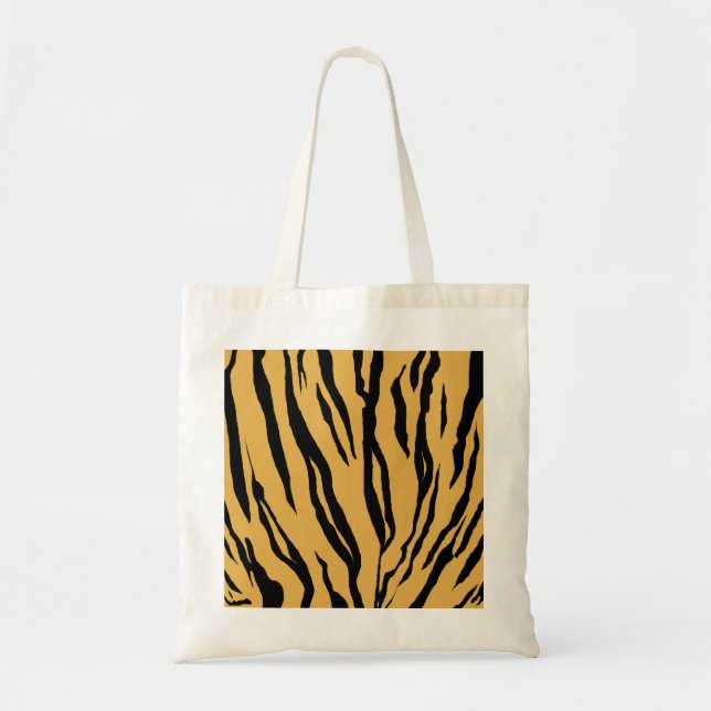 Bolsa Tote Saco de Tota com Faixa de Tigre (Frente)