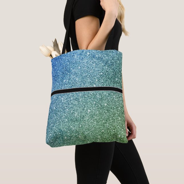 Bolsa Tote Saco de Tota com Largura para Mulheres com Stripe  (Close Up)