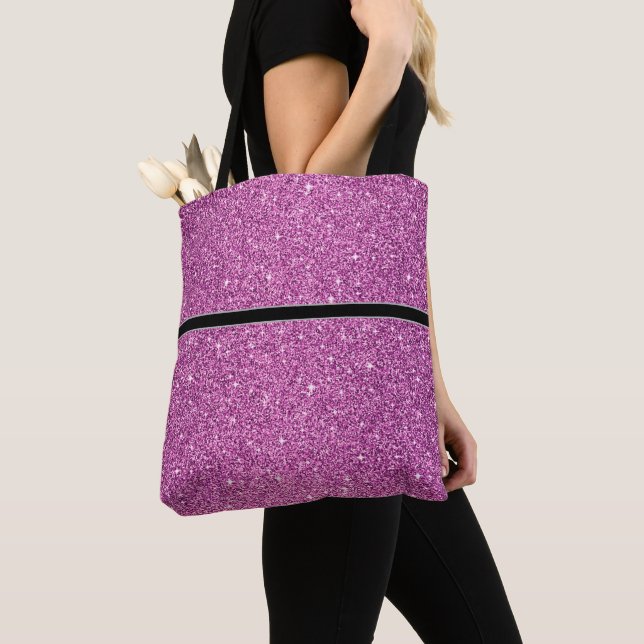 Bolsa Tote Saco de Tota com Largura para Mulheres com Stripe  (Close Up)
