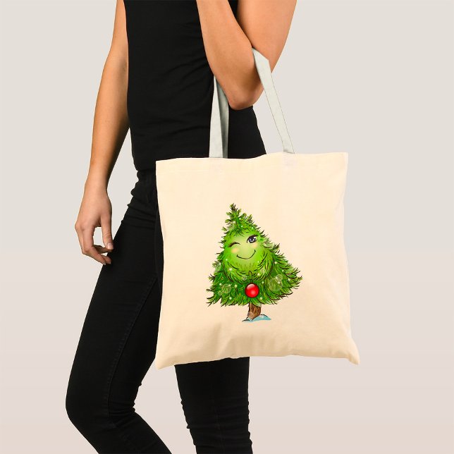 Bolsa Tote Saco de Tota da Árvore de Natal piscando (Criador carregado)
