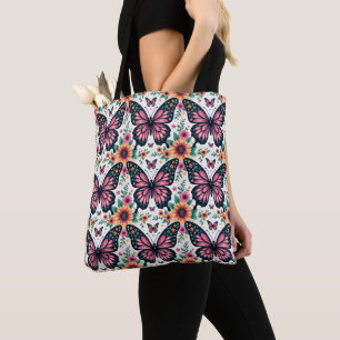 Bolsa Tote Saco de Tota da Borboleta