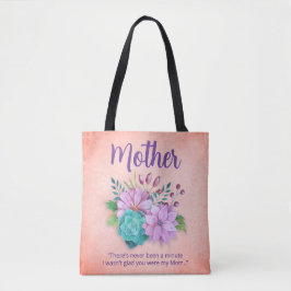 Bolsa Tote Saco de Tota da MÃE Floral Elegante