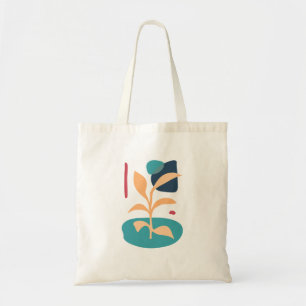 Bolsa Tote Saco de Tota da Planta abstrato