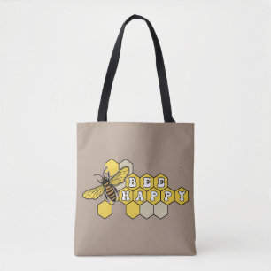 Bolsa Tote Saco de Tota de Abóbora Amarelo com Padrão de Hone