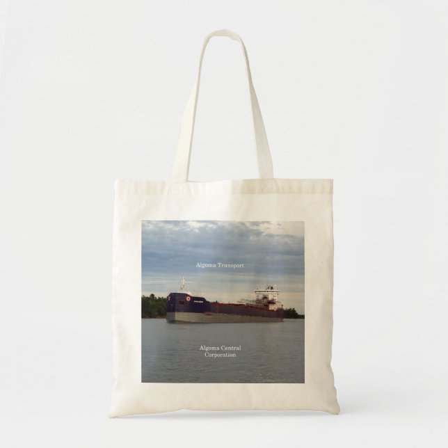 Bolsa Tote Saco de tota de Algoma Transport (Frente)