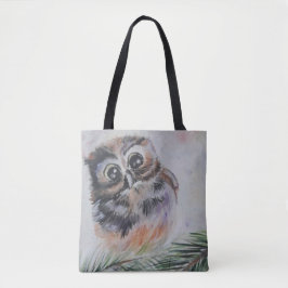 Bolsa Tote Saco de Tota de Bebê-Coruja - Pintura