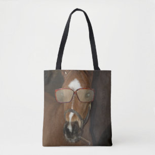 Bolsa Tote Saco de Tota de Charuto de Cavalo Humorístico