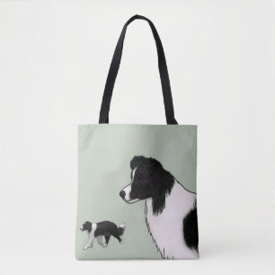 Bolsa Tote Saco de Tota de Collie de Borda