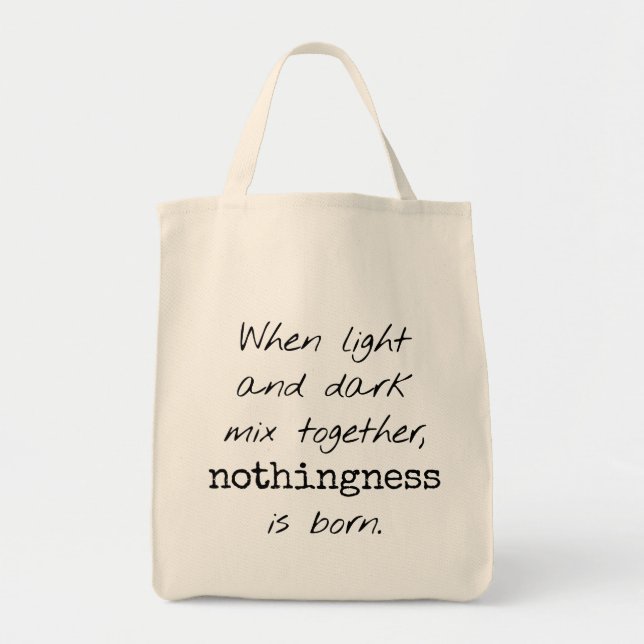 Bolsa Tote Saco De Tota De Combustível Claro E Escuro (Frente)